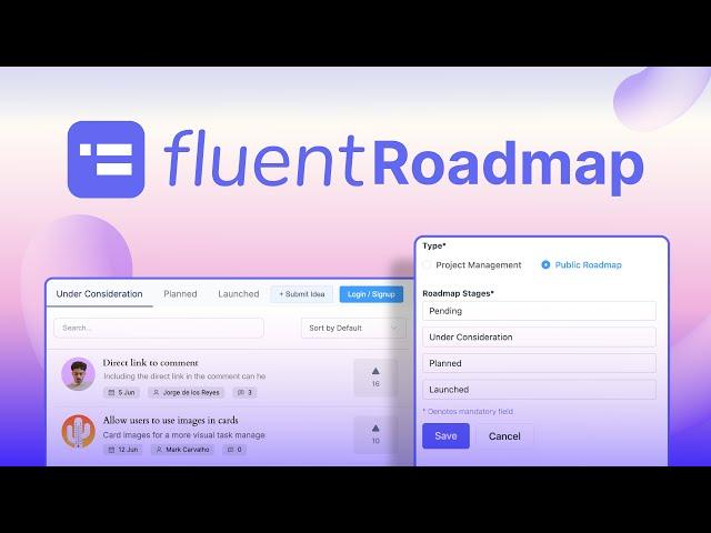 Introducing FluentRoadmap: Huge Step Towards Making FluentBoards A Complete Project Management Tool