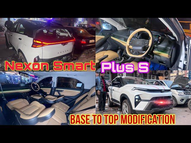 Nexon Smart Plus S Modification  tata Nexon Facelift Modification  Nexon Cng 2024 Modified