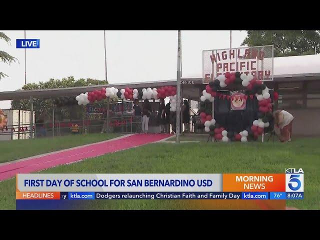 San Bernardino City Unified School District begins classes on Monday in wake of new bill 