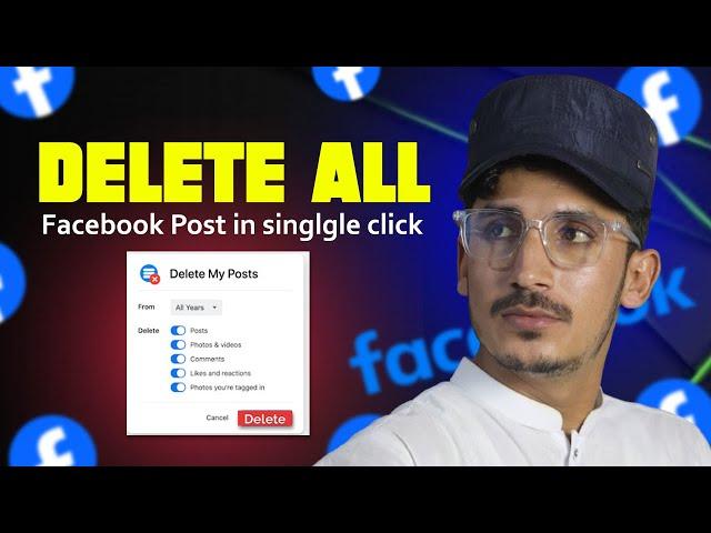 How to Delete Facebook Page All Posts Videos/Photos with one click 2024