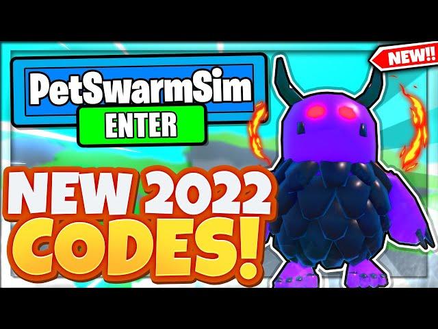 (2022) ALL *NEW* SECRET OP CODES In Roblox Pet Swarm Simulator!