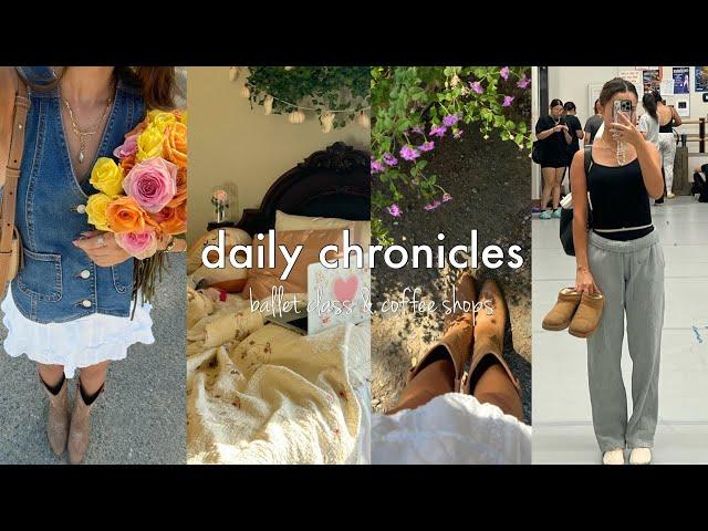 daily chroniclesgetting into the fall mood, ballet morings, cozy days in my life