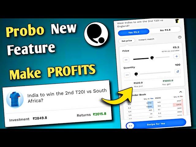 Probo Advance Features|| probo tricks| probo app se paise kaise kamaye| Real11 app| probo Profits