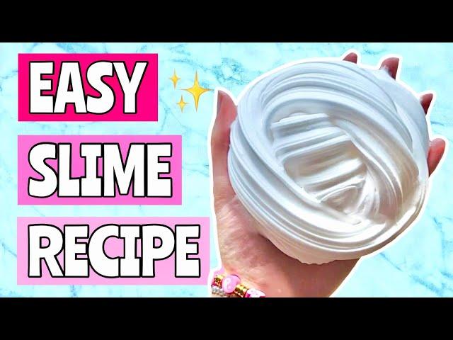 HOW TO MAKE SLIME!  *EASY Slime Tutorial* With Ingredients at Home!  Updated 2024