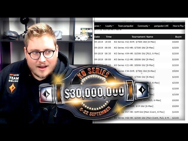 PartyPoker Knockout Series 2019 Overview and Plans