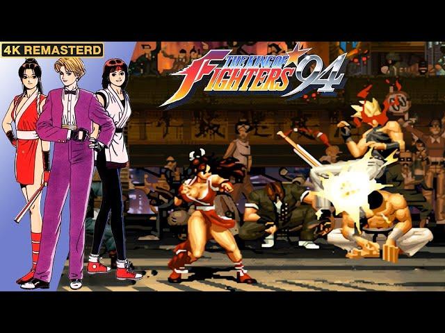 The King of Fighters '94 Team Women Fighters Longplay (Arcade) [4K/Remastered/60FPS]