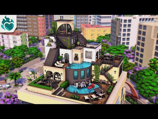 Lovestruck Penthouse Apartment | The Sims 4 Lovestruck Speed Build