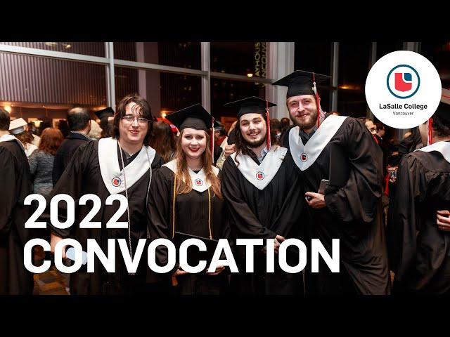 LaSalle College Vancouver Convocation 2022