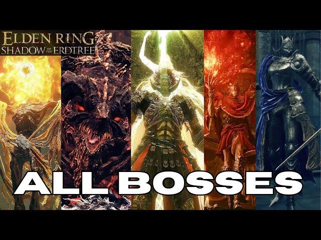 Elden Ring DLC All Bosses (including Cutscenes & Ending) | Shadow of the Erdtree | Boss Fight (4K)