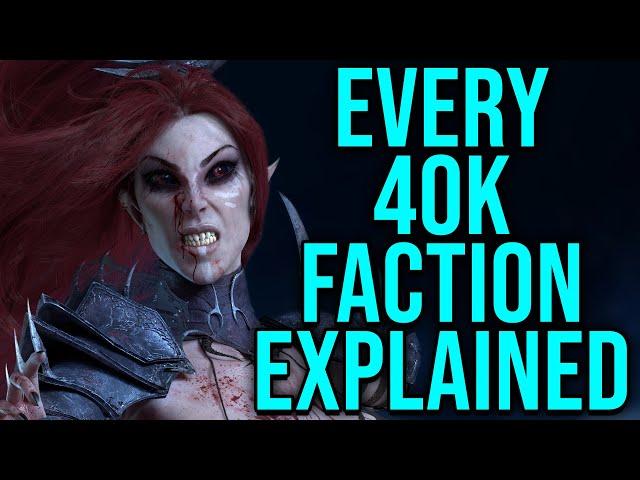 Every single Warhammer 40k (WH40k) Faction Explained | Part 2