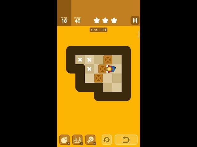 Push maze puzzle 111 -3star