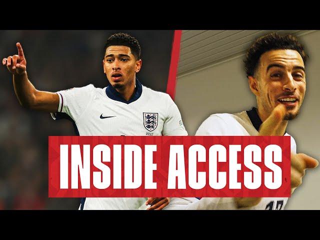 Three Lions: Easiest Position? Jones' Goal Scoring Debut v Greece | Inside Access