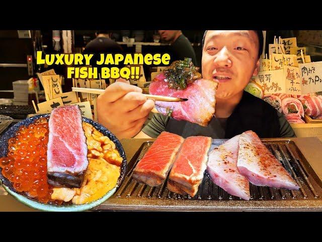 15 Course Luxury FISH BBQ & the GREATEST Steak & FRIED RICE in Tokyo Japan