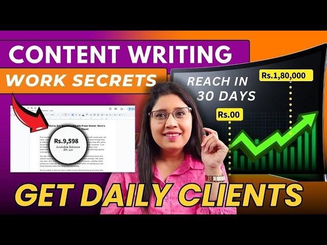 Content Writing Work Se Rs.1,80,000 Kaise Earn Kare | Content Writing Work 2025