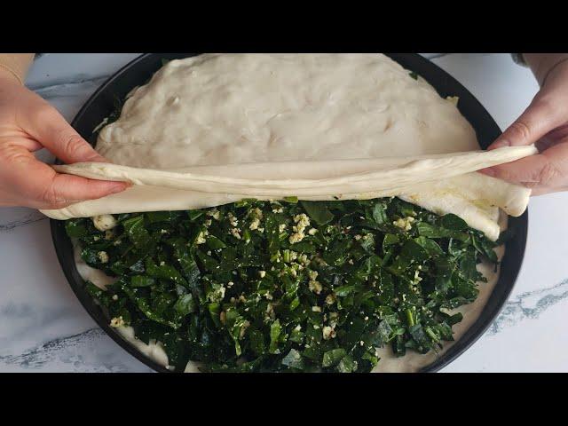 ‪ıspanak aldığımda hemen yapıyorum yiyenler bayılıyor hayatımda yediğim en lezzetli börek