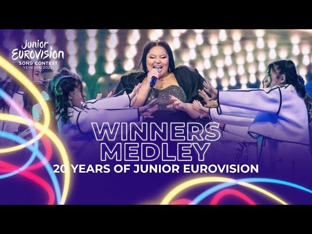 20 Years of Junior Eurovision - Winners Medley - #JESC2022