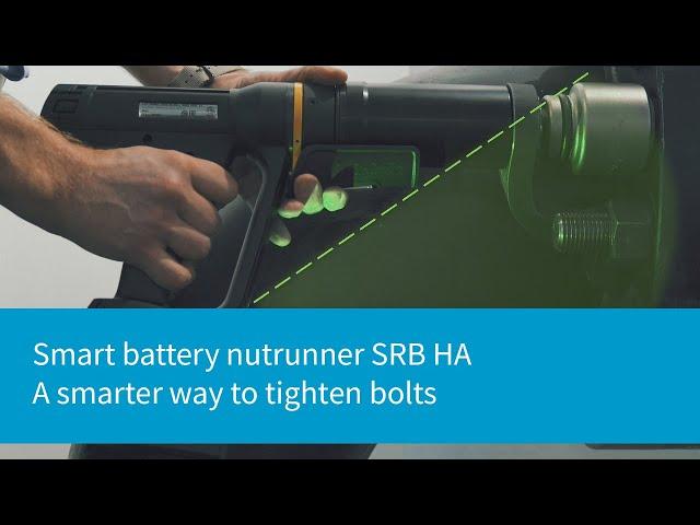 Smart High Torque Battery Nutrunner (SRBHA)  | Atlas Copco Bolting Solutions