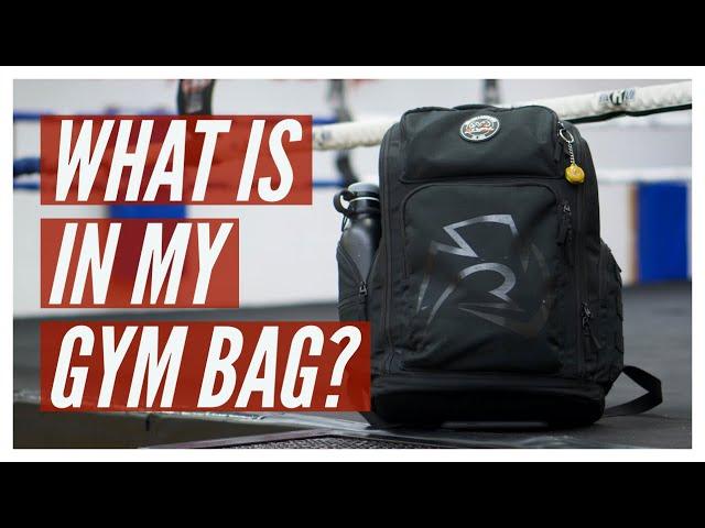 What's in my Gym Bag: Boxing Coach Edition