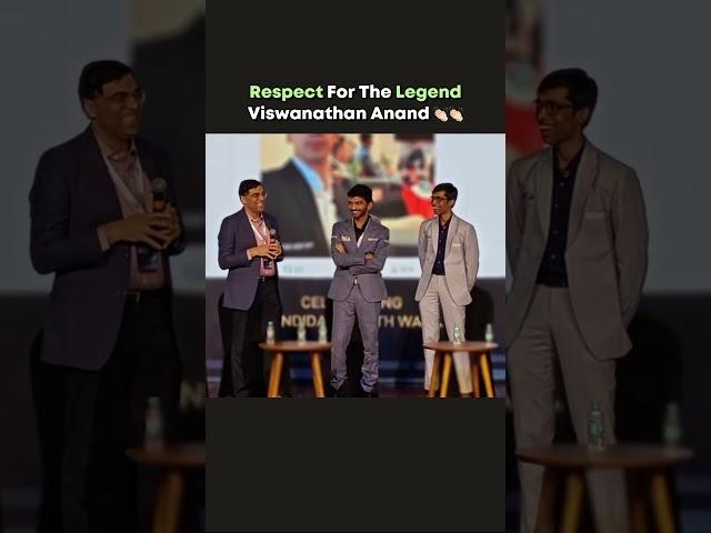 Gukesh and Pragg Shows Respect to Vishy Anand By Standing Up With Him