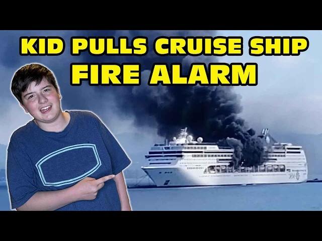 Kid Temper Tantrum Pulls Fire Alarm On Cruise Ship - Yelled At By Parent! [Original]