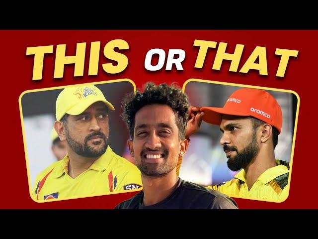 "Ruturaj Gaikwad OR Shubman Gill" THIS OR THAT ft. Sai Kishore | Gujarat Titans OR CSK