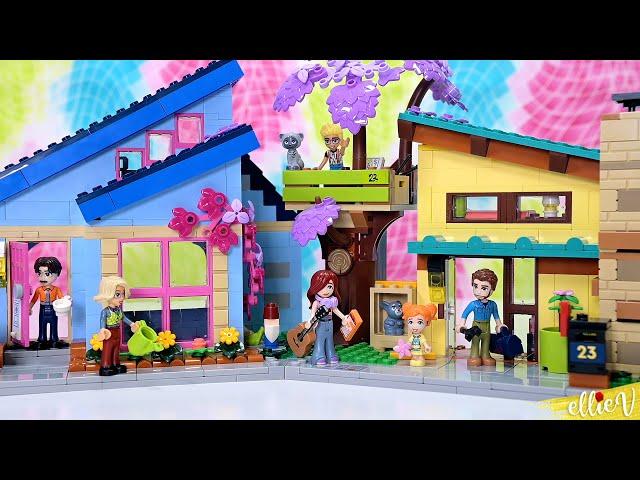 Olly & Paisley's Family Houses complete set build | LEGO Friends