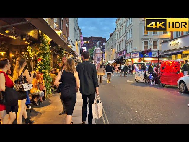 A Summer Evening Walk in London | Exploring the West End and Central London Walk [4K HDR]