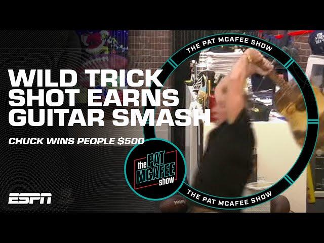 Pat McAfee goes WILD with guitar SMASH  | The Pat McAfee Show