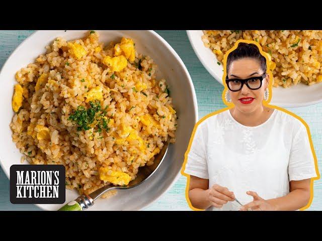 You'll never guess the SECRET ingredient Japanese Garlic Butter Fried Rice | Marion's Kitchen