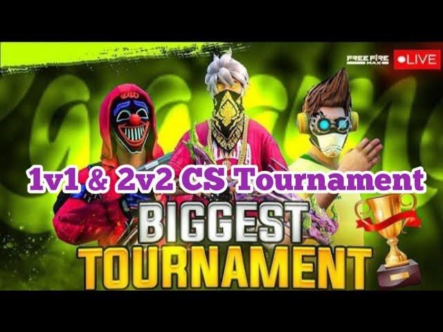 Free fire live giveaways 1v1,2v2 tournament- SSG TELUGU GAMING is live