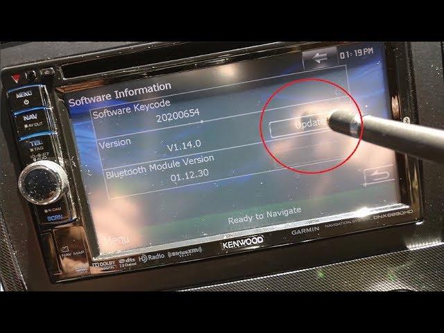 Kenwood DNX6690HD Navigation firmware & Bluetooth update