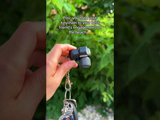 When You Take Your Keychain Camera With You Everywhere! #minicamera #camera #retro