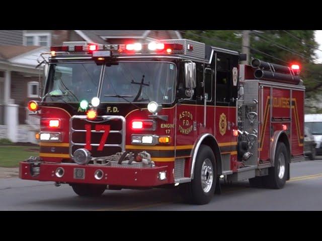 Aston Township Fire Department Engine 17 Responding 4/25/24