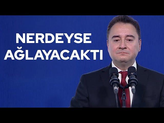 Ali Babacan Türkiye'nin sorunlarını ve hesap gününü anlatırken büyük hüzne kapıldı