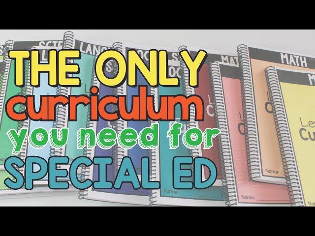 My FAVORITE Special Education Curriculum