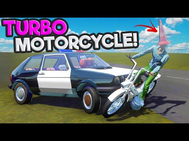 The Police DESTROYED My TURBO MOTORCYCLE in The Long Drive Mods!