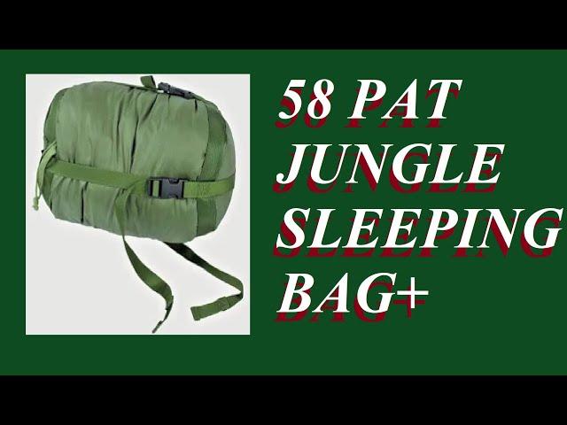 JUNGLE  SLEEPING BAG (PARRERN 58)...surplus only  (Weight 1150 Grams)