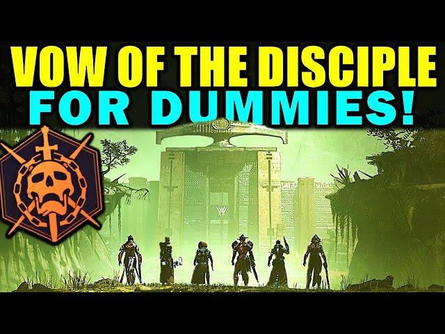 Destiny 2: VOW OF THE DISCIPLE RAID FOR DUMMIES! | Complete Raid Guide & Walkthrough!