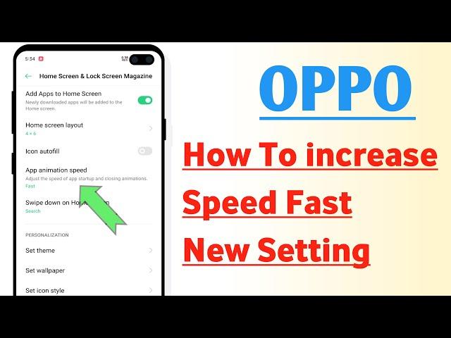 OPPO Phone How To increase speed fast after new Setting