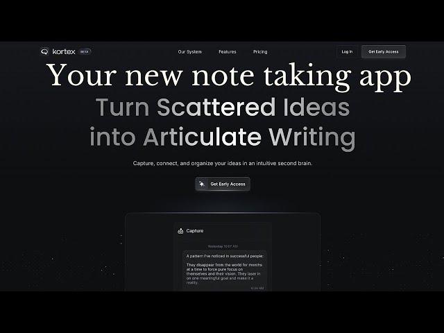 Is this the best new note taking app? - kortex first impression