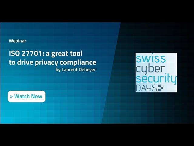 ISO 27701 standard, a great tool to drive your privacy compliance