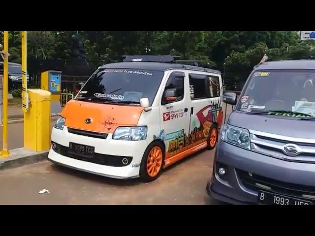 Kopdar daihatsu maxxio senayan Jakarta keren banget ada manuver xenia juga