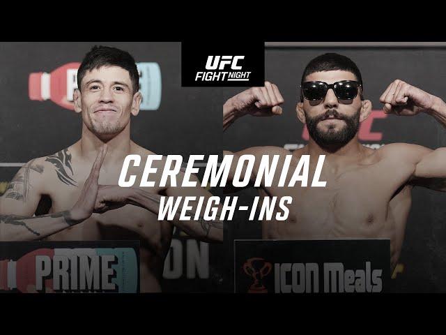 UFC Edmonton: Ceremonial Weigh-In