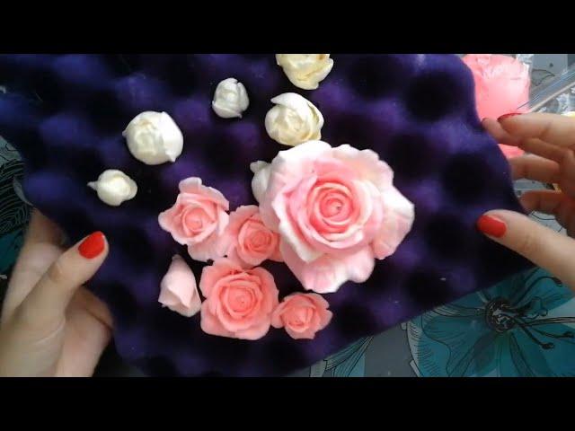 How To Make Polymer Clay ROSES | Make realistic clay flowers