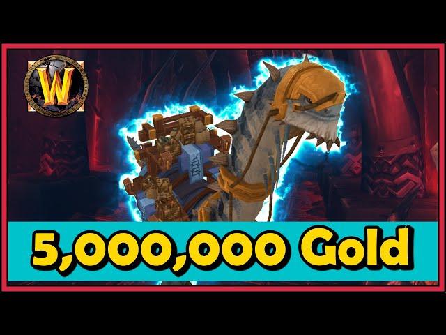 How I Made 5 Million Gold Only in BFA - World of Warcraft