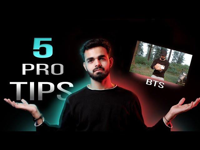 5 PRO TIPS | How to Shoot CINEMATIC VIDEO with Smartphone - {HINDI}