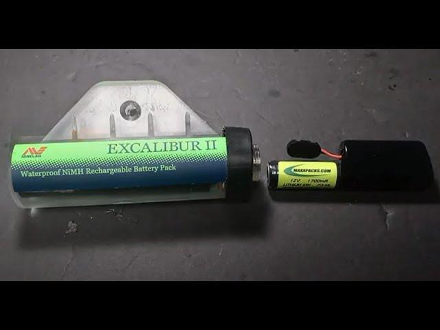 Minelab Excalibur battery replacement