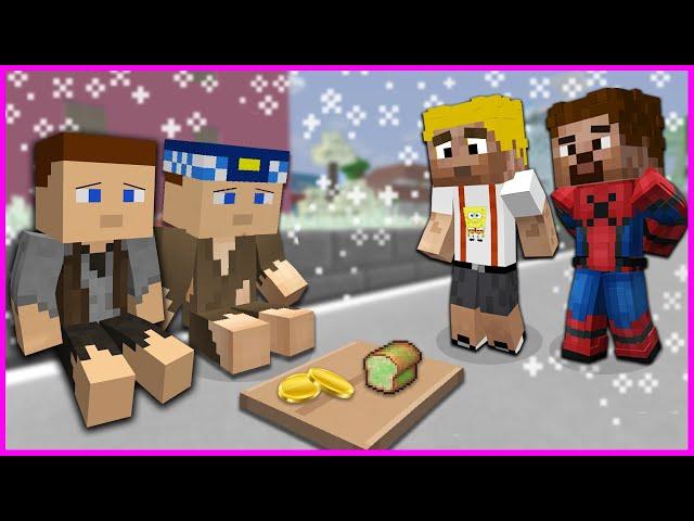 DİLENCİ KEREM KOMİSER VE BEBEK POLİSİN HAYATI!  - Minecraft ZENGİN FAKİR HAYATI