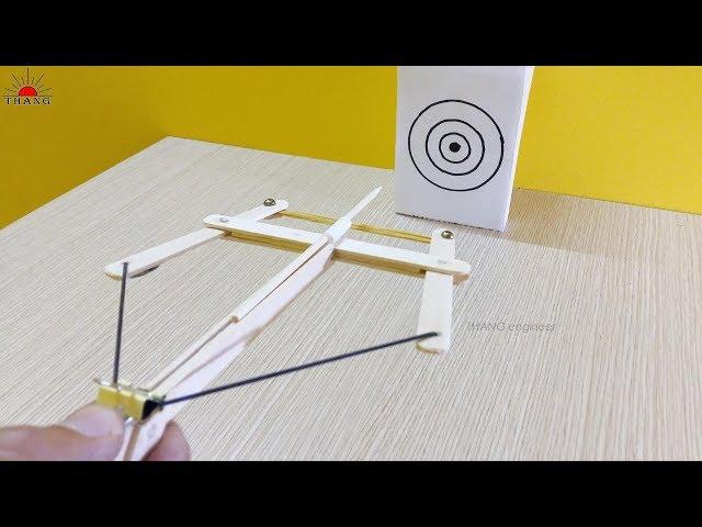 How to make a Crossbow Gun at home very easy