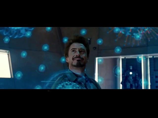 Tony Stark Creating New Element Scene